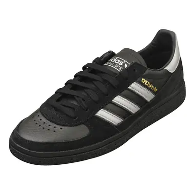 (8) adidas Handball Spezial Mens Casual Trainers in Black Silver