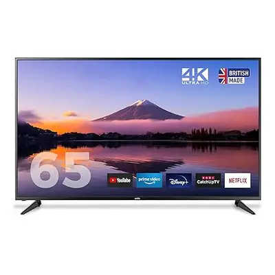 Cello C65RTS inch Smart TV 4K Ultra HD LED Made in UK (Black)