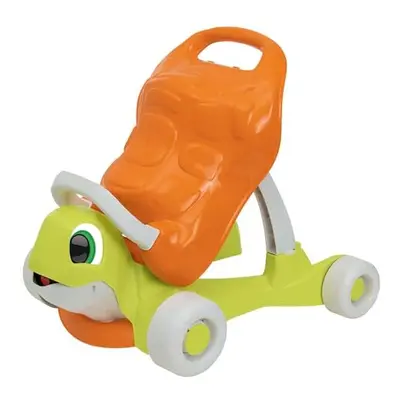 ECO+ Toy Turtle Walk & Ride | Ride on or Walker, Sustainable Baby & Toddler Toy, Recycled Plasti