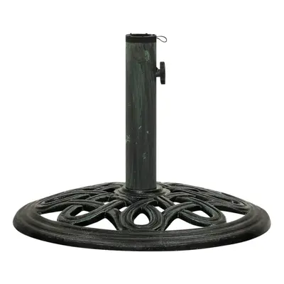 (green, ? x cm) vidaXL Umbrella Base Outdoor Parasol Stand Garden Umbrella Holder Cast Iron