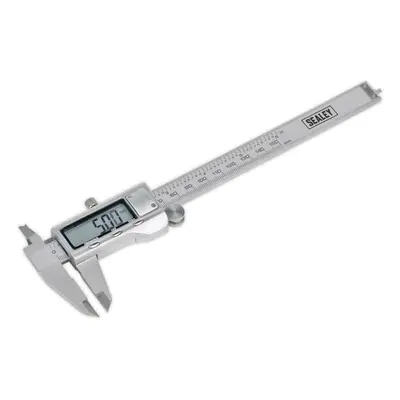 150mm Digital Vernier Calipers - Hardened & Tempered - LCD Display - Case