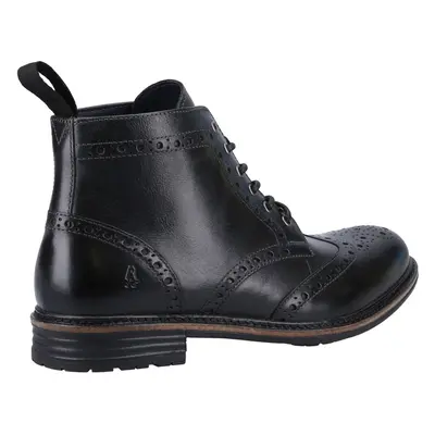 (Black, (Adults')) Hush Puppies Joshua Leather Men's Black Boots