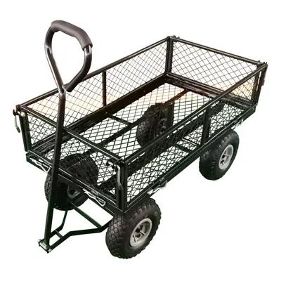 Heavy Duty Garden Trolley Cart Wheelbarrow Trailer Large