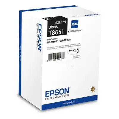 Epson C13T865140 (T8651) Ink cartridge black, 10K pages, 221ml