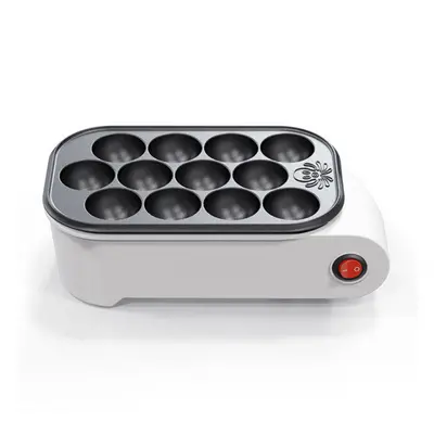 Electric Takoyaki Grill Pan Hole Home Octopus Meat Ball Maker Plate 220V 500W