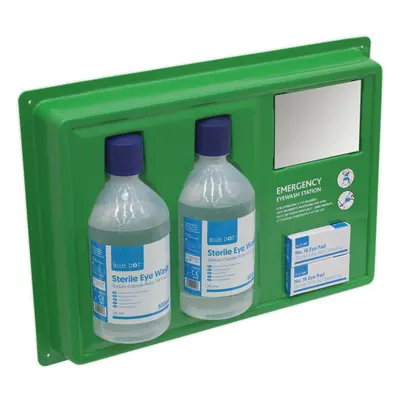 Sterile Eye & Wound Washing Station - Hazardous Eye Wound Fist Aid Safety Kit