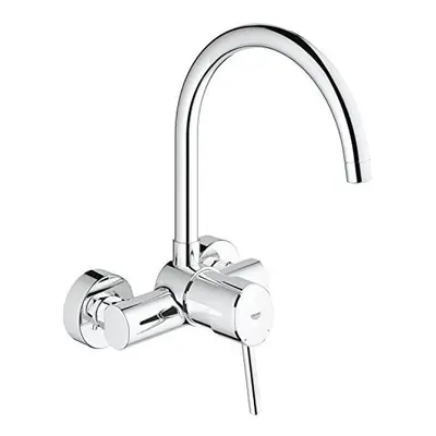 Grohe Concetto Single-Handle Bathroom Sink Tap Wall Assembly