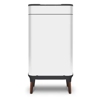 Tower Ozone Sensor Bin with Legs, 65L, Hands Free Opening, Carbon Filter, White T938022WHT