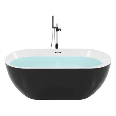 Freestanding Bath x mm Black NEVIS