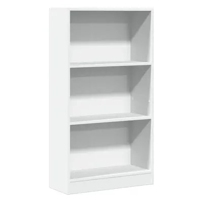 (white, x x cm) vidaXL Book Cabinet Display Rack Bookshelf Storage Shelf Rack Engineered Wood