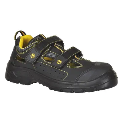 (Black, UK 11) Portwest Compositelite ESD Tagus Safety Sandal