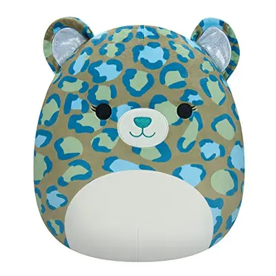 Squishmallows SQCR04131 12", Enos-Dark Green Leopard