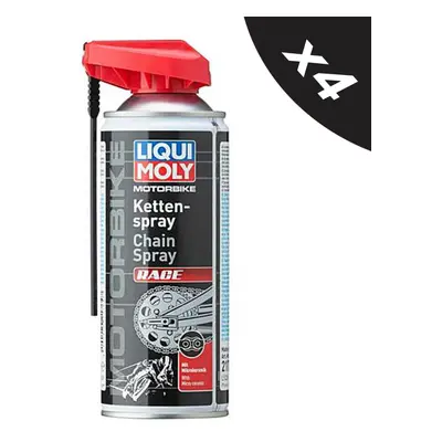 Liqui Moly Performance Racing Chain Lube Spray Motorcycle Lubricant 4x400ml