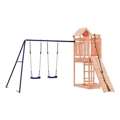 (solid douglas wood) vidaXL Outdoor Playset Garden Playhouse Playground Set Impregnated Wood Pin