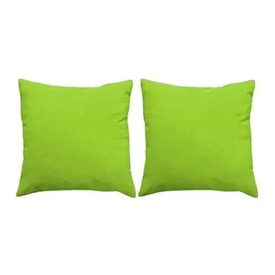 (2 Pack, Green) EVRE Shower Proof Cushions for Garden Furniture