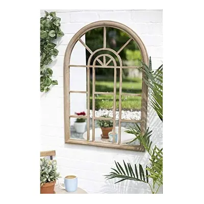 La Hacienda Rounded Arch Outdoor Mirror, stone effect, 97.0 cm*4.0 cm*67.0 cm