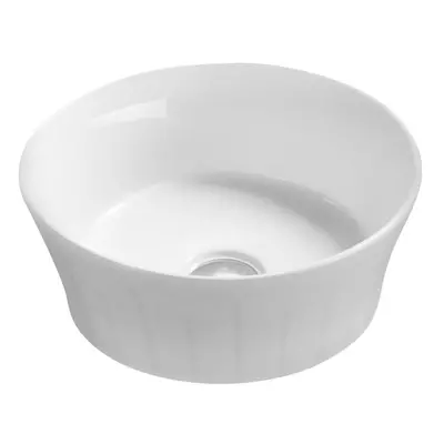 Round Ceramic Countertop Vessel without Overflow - 360mm