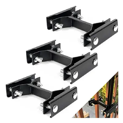 3Pcs Deck Umbrella Clamp Kit Outdoor Universal Patio Umbrella/Torch Mount Holder Attaches to Rai