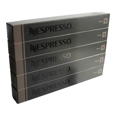 50 Nespresso ROMA Coffee Capsules