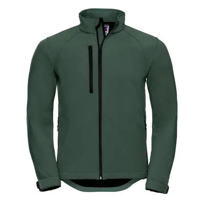 (XS, Bottle Green) Russell Mens Water Resistant & Windproof Softshell Jacket