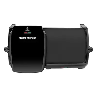 George Foreman Large Variable Temperature Grill & Griddle 23450, Black