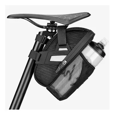 Bicycle Double Zipper Reflective Capacity Water Tail Bag Bottle Pocket