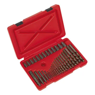 35 Piece Master Extractor Set - Screw Bolt & Nut Extraction - Storage Case