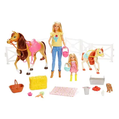 Hugs 'N' Horses - playset Barbie and Chelsea and horses