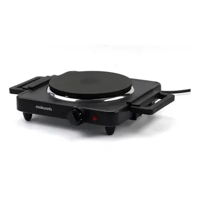 Cookworks 1500W Table Top Single Hotplate Hob