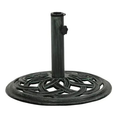 (green, ? x cm) vidaXL Umbrella Base Outdoor Parasol Stand Garden Umbrella Holder Cast Iron