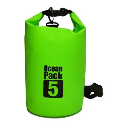 (green, 5L) PVC Outdoor Diving Compression Swimming Dry Waterproof Bags Storage Bag For Unisex R