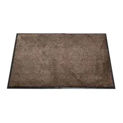 Super Absorbent Microfibre Doormat, 120cm x 80cm - Coffee