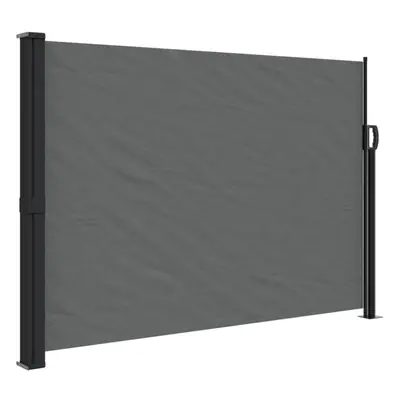 vidaXL Retractable Side Awning Outdoor Privacy Screen Anthracite 140x500 cm