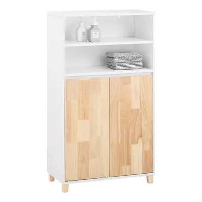 SoBuy BZR143-WN Laundry Cabinet Laundry Chest Bathroom Storage Cabinet