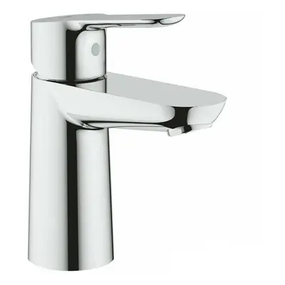 GROHE BauEdge Monobloc Single Lever Basin Mixer, No Waste, Chrome