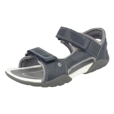 Boys Clarks Sandals Mirlo Deck - Navy Leather - UK Size 10G - EU Size 27.5 - US Size 10.5W