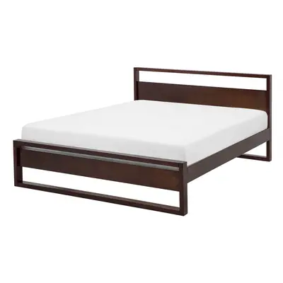 Bed GIULIA x cm (EU Double) Wood Dark Wood