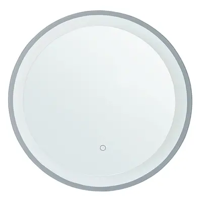 LED Bathroom Mirror BRINAY cm cm Silver