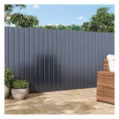 (Grey) Set of Steel Corrugated Panels