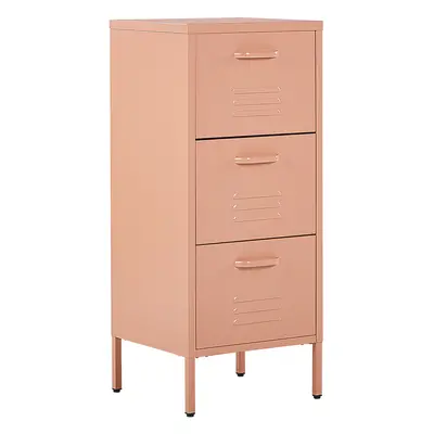 Storage Unit WOSTOK Metal Peach Pink