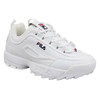 (9.5) Fila Disruptor Low 1010262-1FG Mens White sneakers