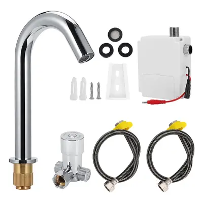 G1/2in Automatic Infrared Induction Sensor Faucet Hot And Cold Water Tap For Home 23cm Height