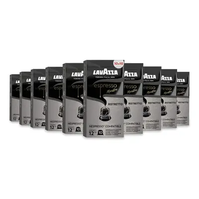 Lavazza, Espresso Maestro Ristretto, Aluminium Capsules Compatible with Nespresso Original Machi