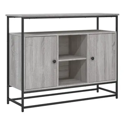 (grey sonoma) vidaXL Sideboard Storage Cupboard Highboard Home Side Cabinet Engineered Wood