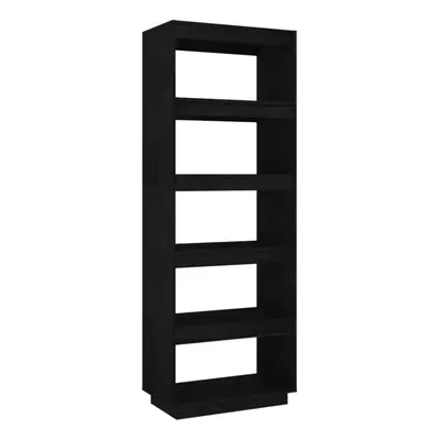 (black, x x cm) vidaXL Solid Pinewood Book Cabinet/Room Divider Multi Colours Multi Sizes