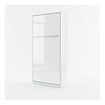 (White Gloss) CP-03 Vertical Wall Bed Concept Pro 90cm