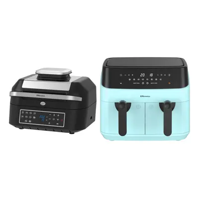 Emtronics Air Fryer 6.3 & Litre Aqua Kitchen Set