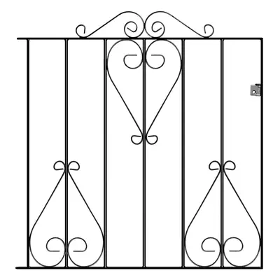 (914mm Gap X 914mm High) Classic Scroll Metal Garden Gate 914mm High