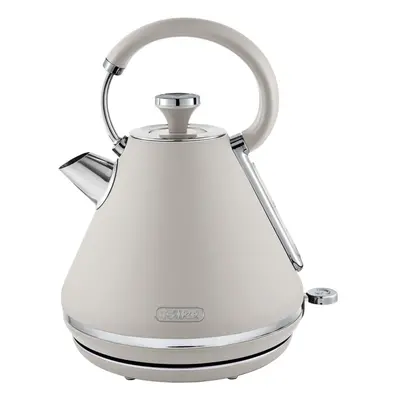 Tower T10044MSH Cavaletto Pyramid Kettle with Fast Boil, Detachable Filter, 1.7L, W, Latte and C