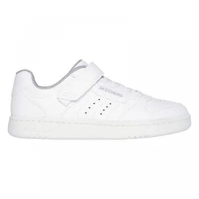 (10.5 (Children's)) Quick Street | White | Childrens Lace Up Trainers